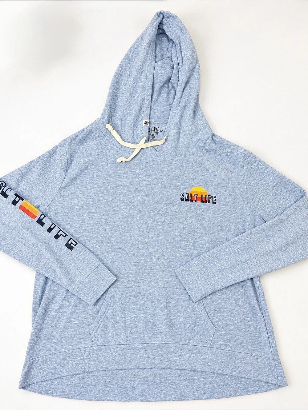 Salt Life Women's Sunset Board Lightweight Tri-Blend Hoodie - Size M